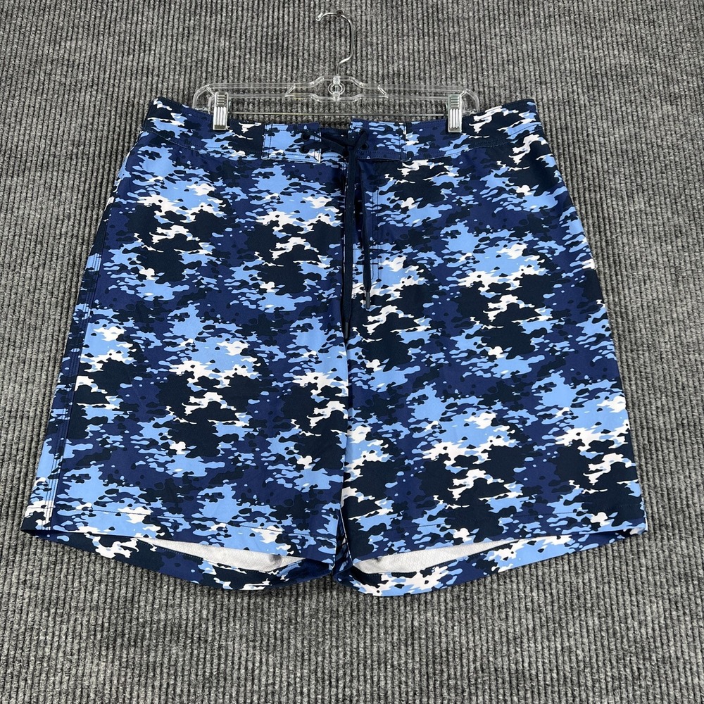 Southern Tide Swim Board Shorts Mens XL Extra Large Blue Digital Camo Beach Pool